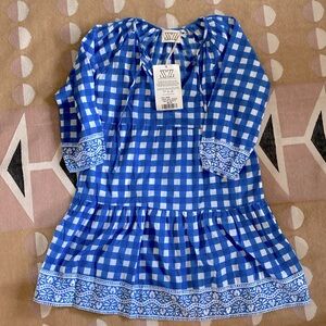 SZ Blockprints Priya dress in Royal Blue size Medium